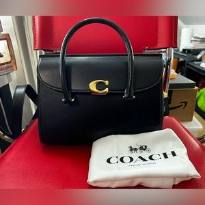 Coach Broome Carryall 36 black Womens  Purse